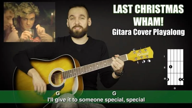 Last Christmas na gitarze – proste chwyty i bicie krok po kroku