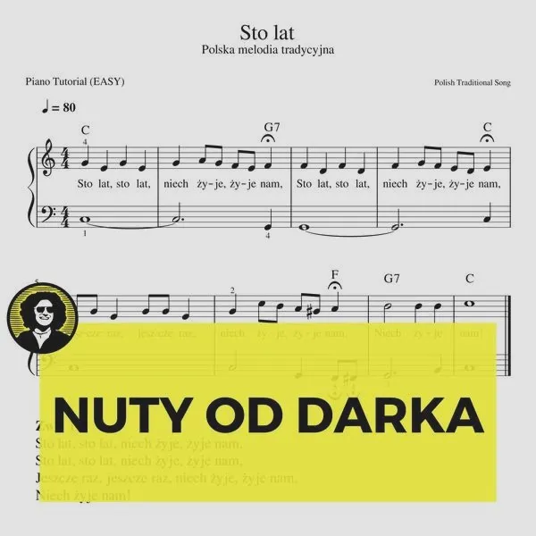 Zagraj „Sto lat” na cymbałkach – nuty literowe, kolorowe i Do Re Mi