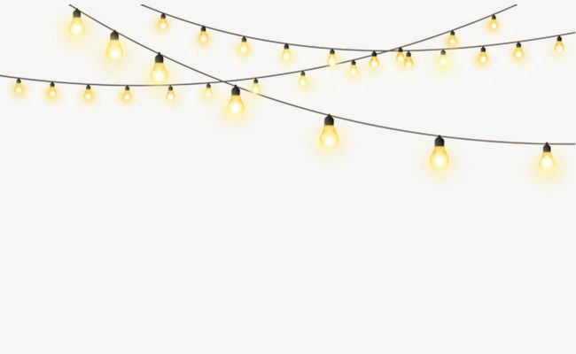 transparent background string lights png