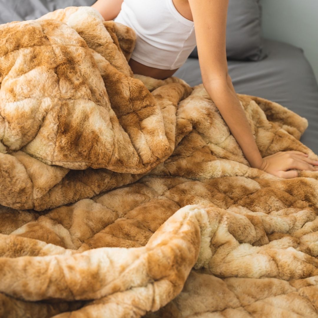 fluffy weighted blanket