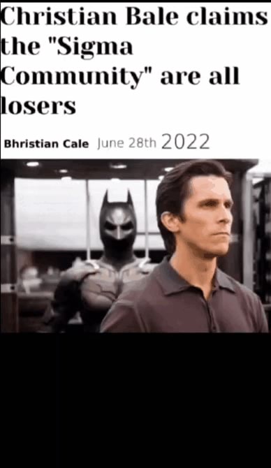 christian bale sigma tweet