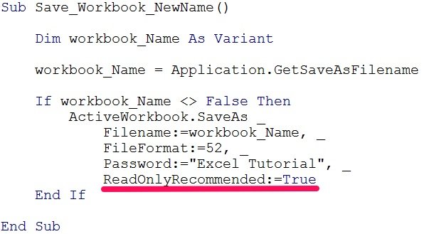 vba save workbook