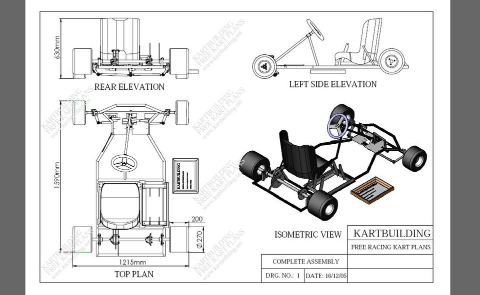 go kart dwg