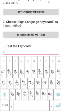 asl keyboard