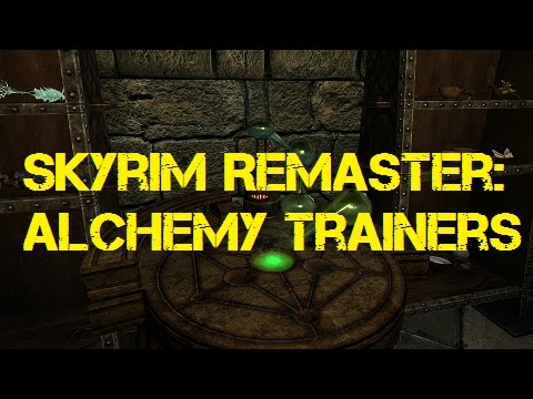 skyrim alchemy trainer