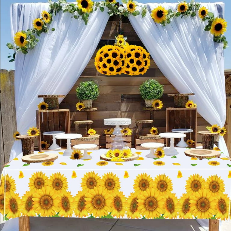 sunflower party decorations