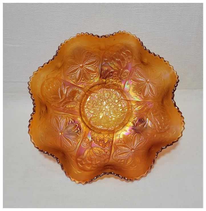 marigold carnival glass patterns