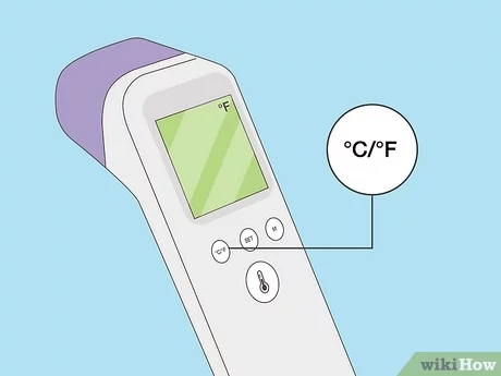 how to change walgreens thermometer from c to f