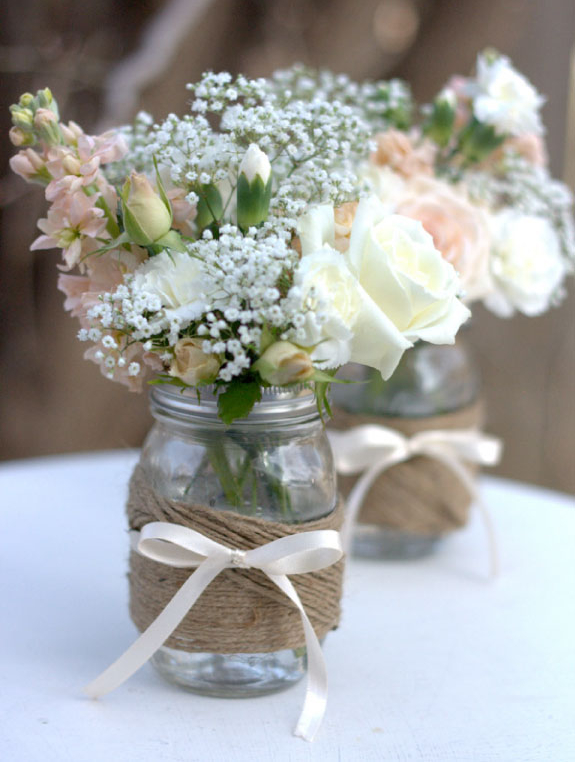 arreglos de mesa de vidrio para boda