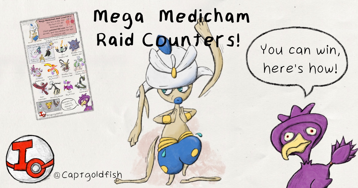 mega medicham counters