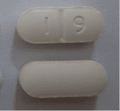 white oblong pill i9