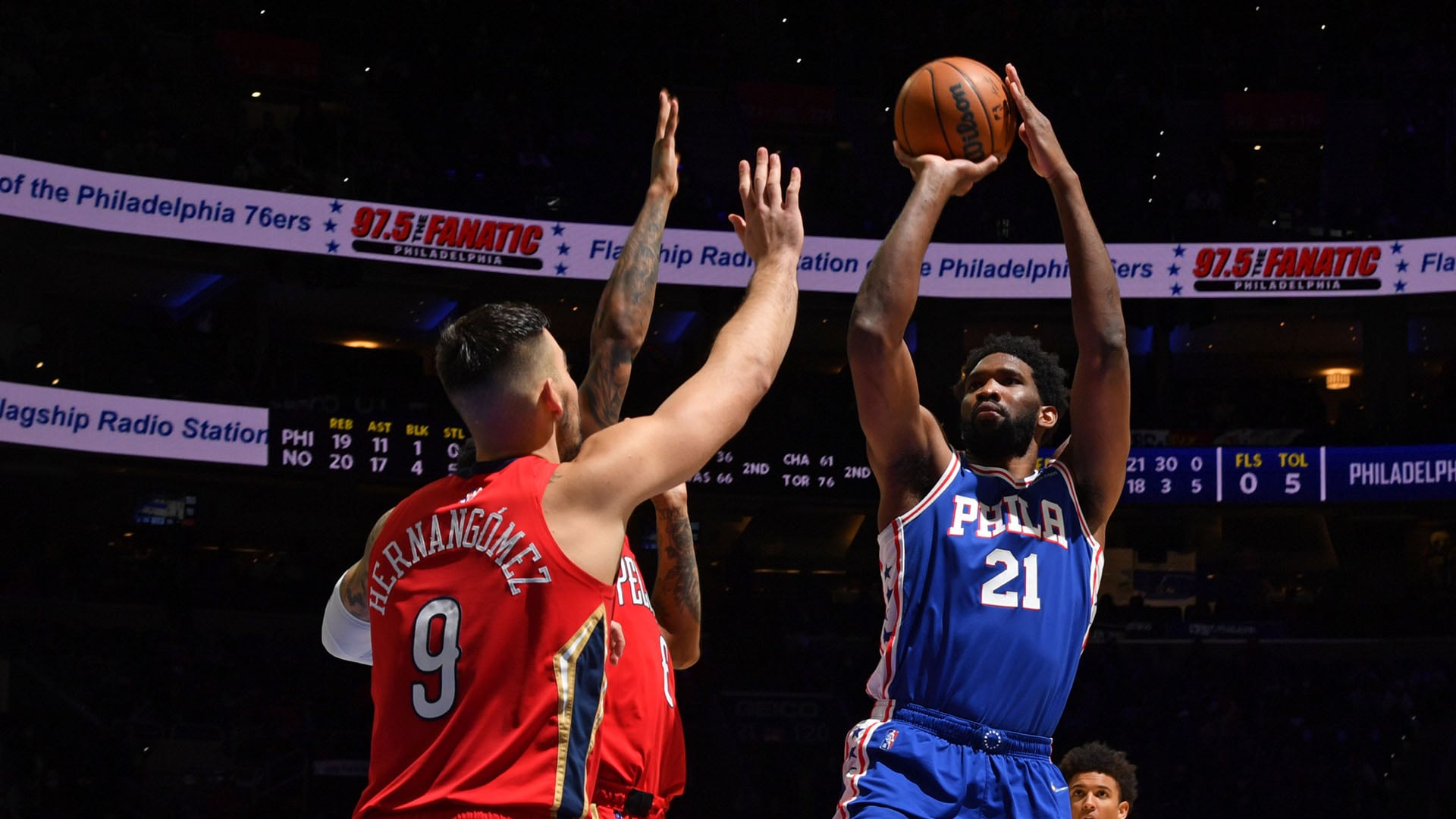 new orleans pelicans vs 76ers