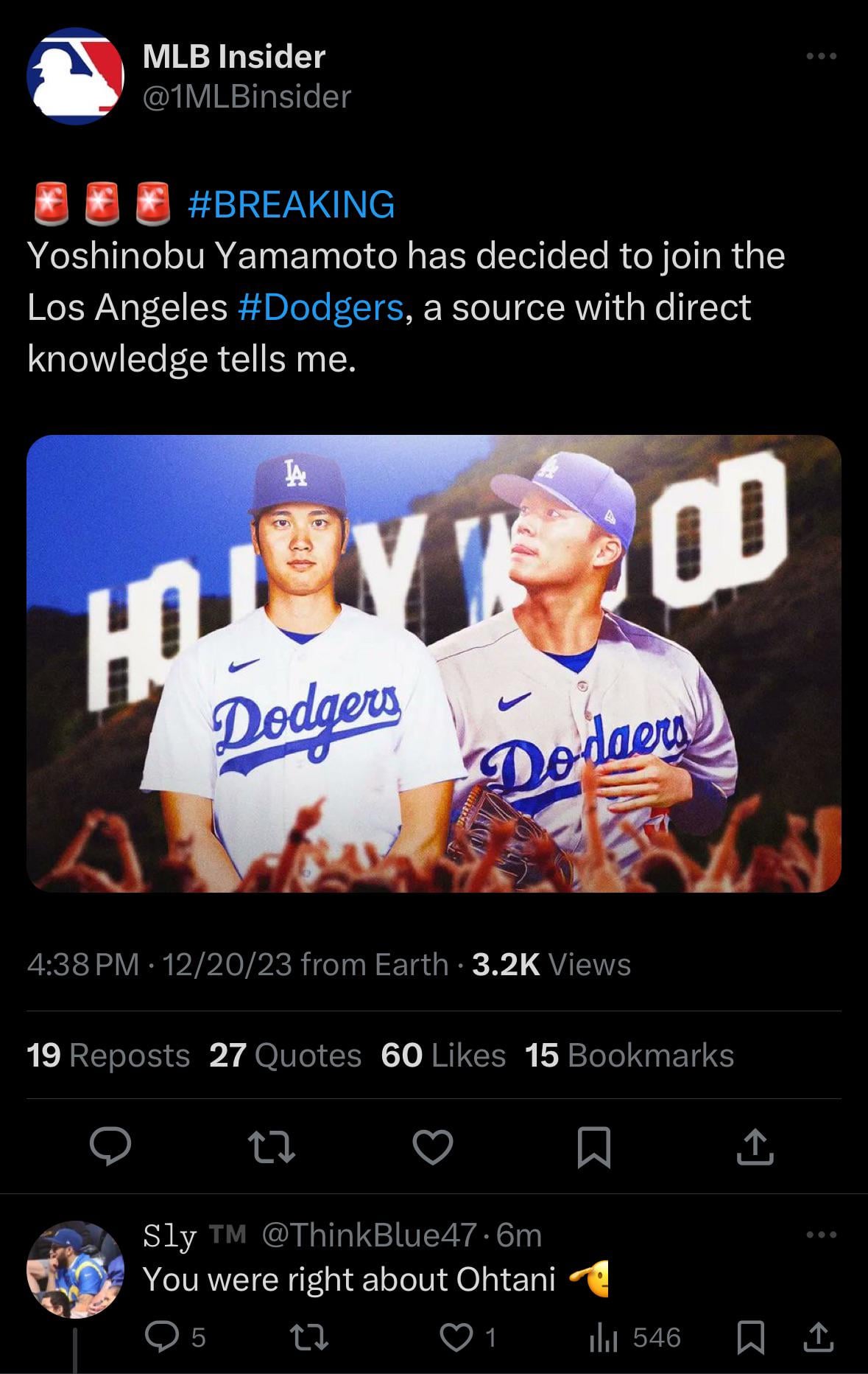 dodgers tweets