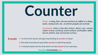 counters synonym