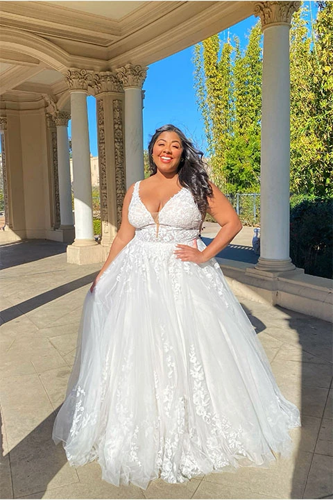 plus size beach wedding dresses