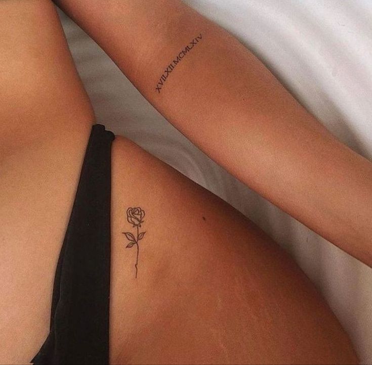 small hip tattoos for women