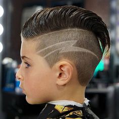 hair tattoo lightning bolt