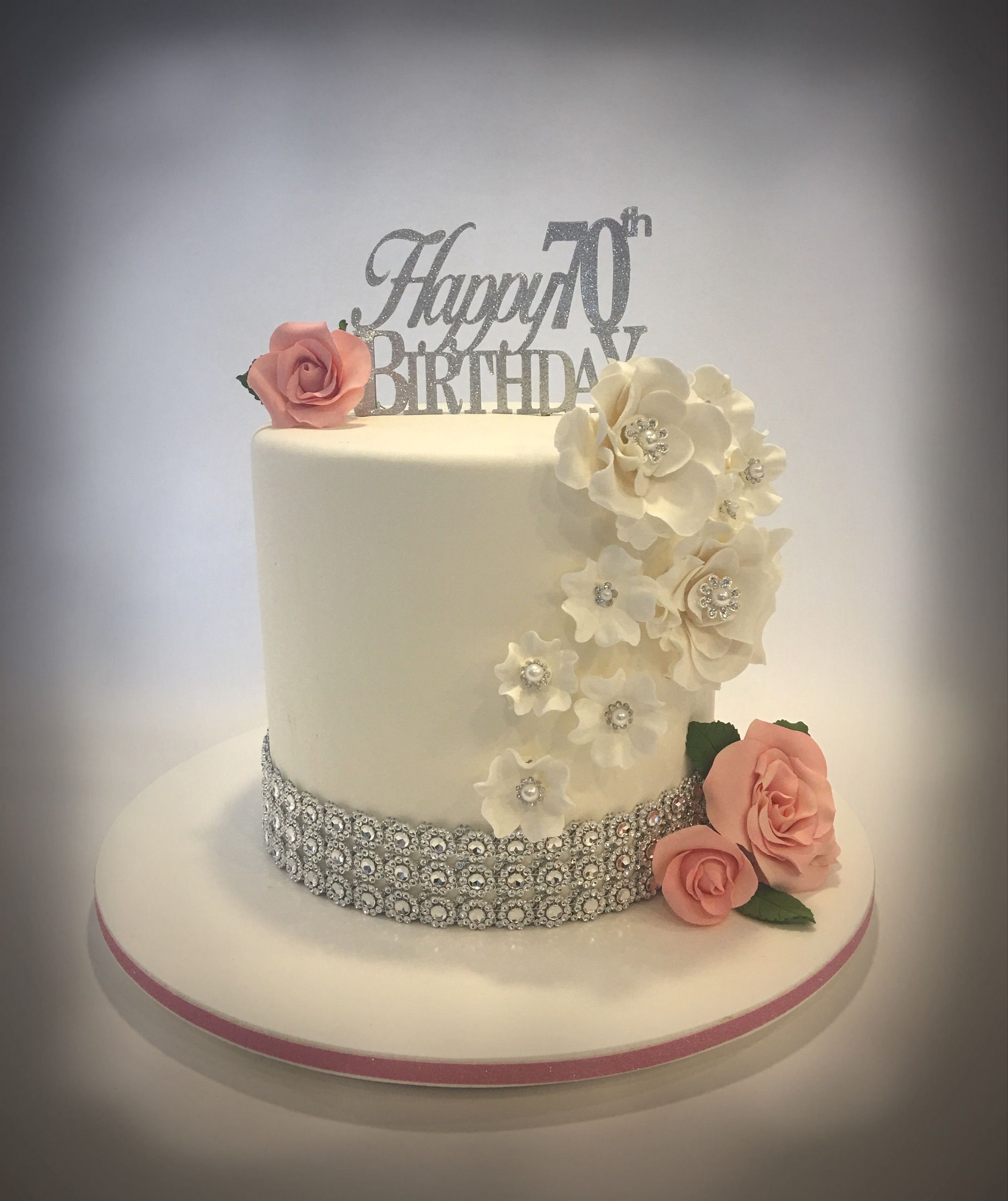 70th birthday cake designs