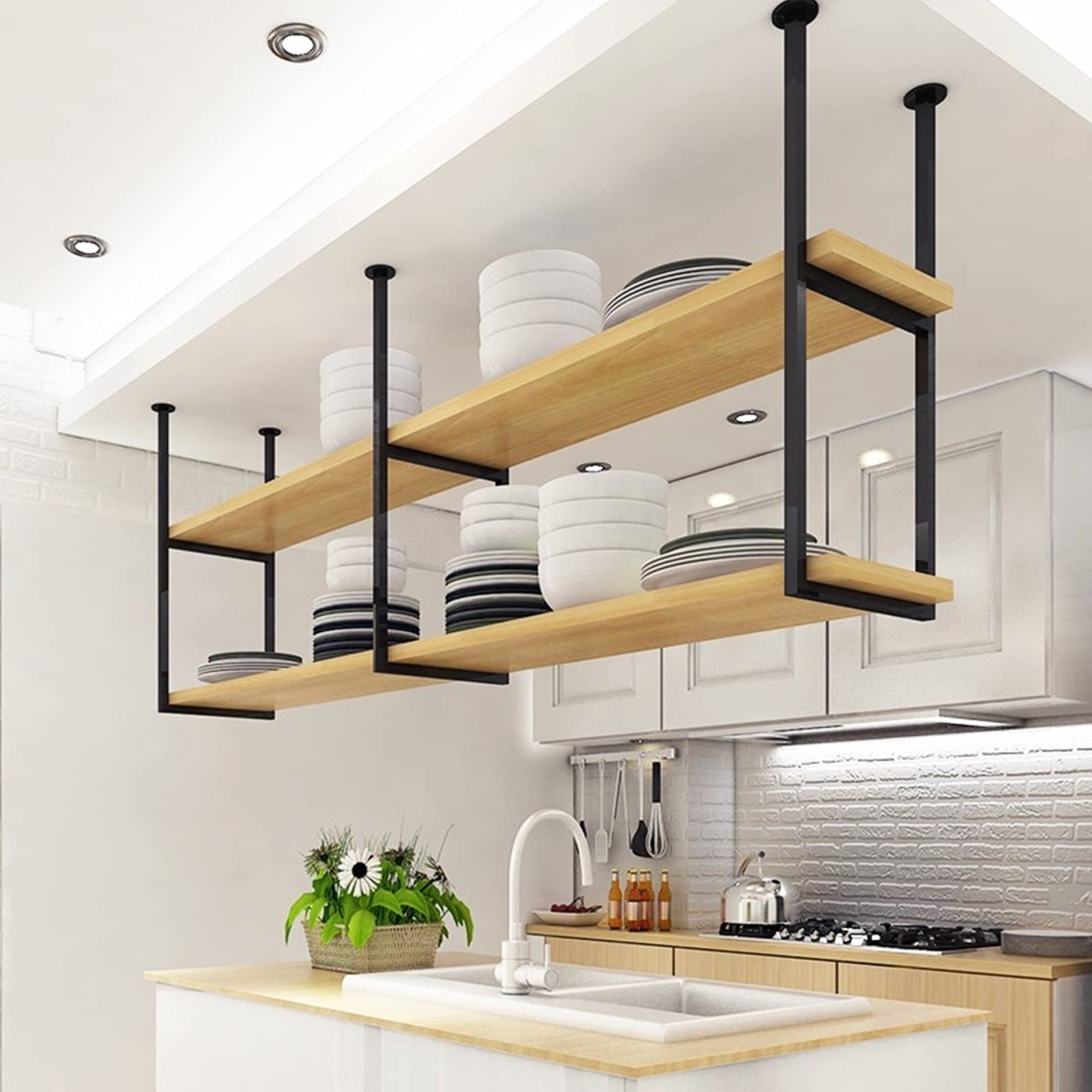 shelf hang from ceiling