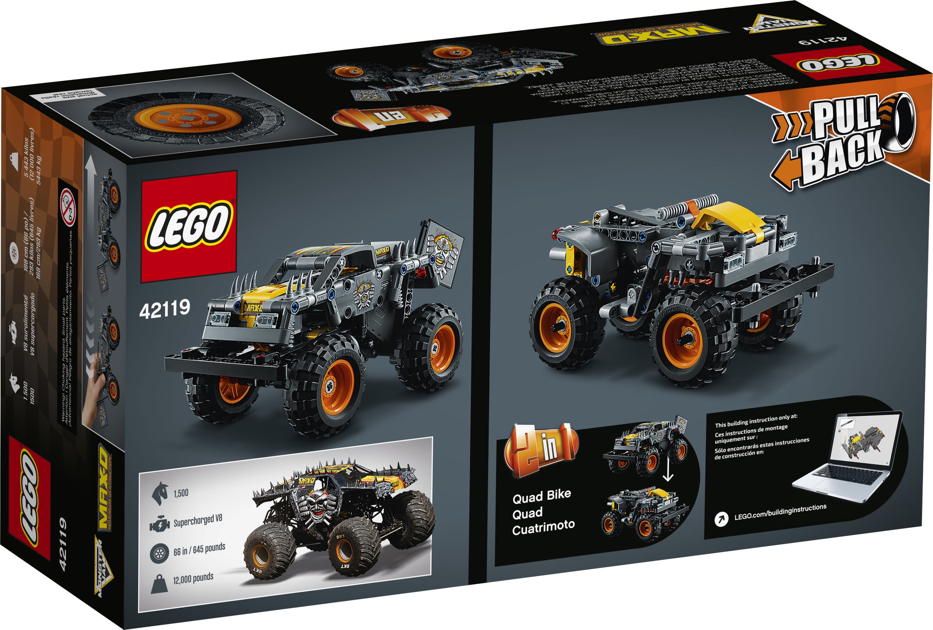 lego monster jam max-d