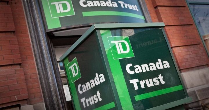 td canada trust down