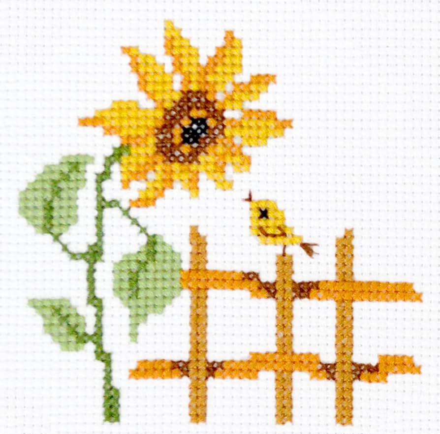 sunflower cross stitch