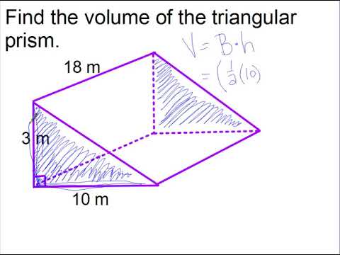 calculate volume of triangle