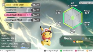 pikachu stats