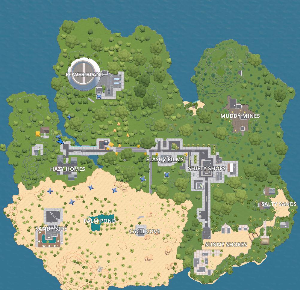 map fortnite battle royale