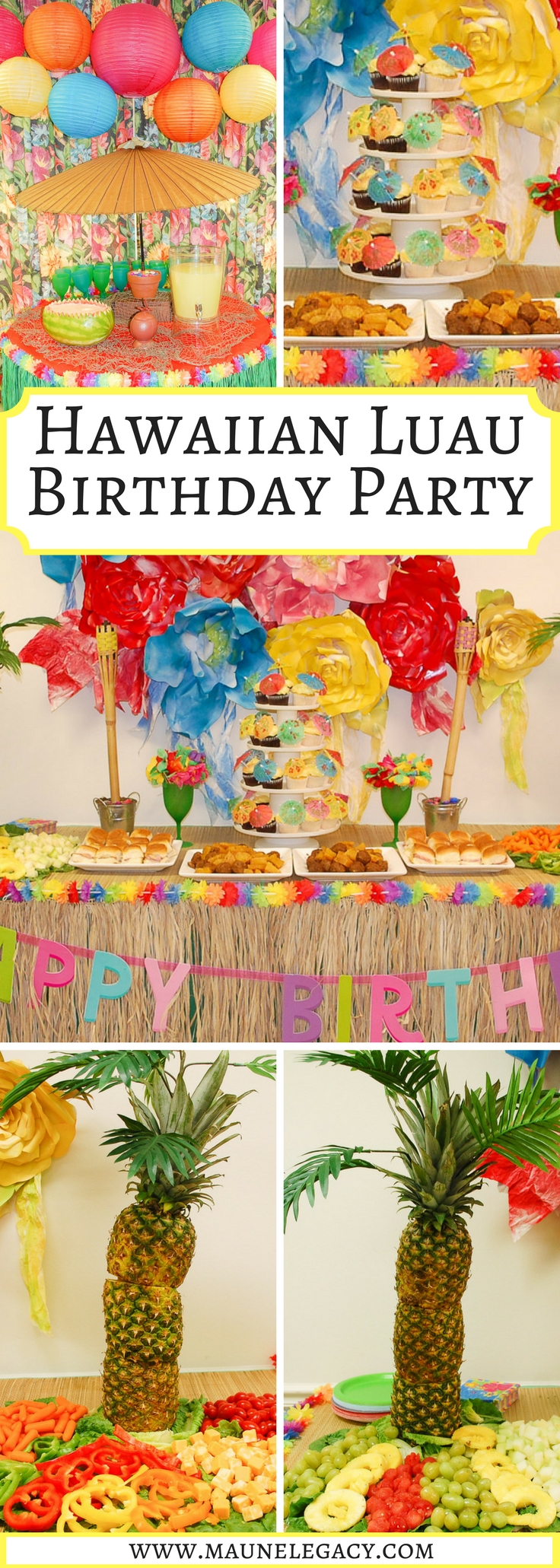 hawaiian themed birthday party