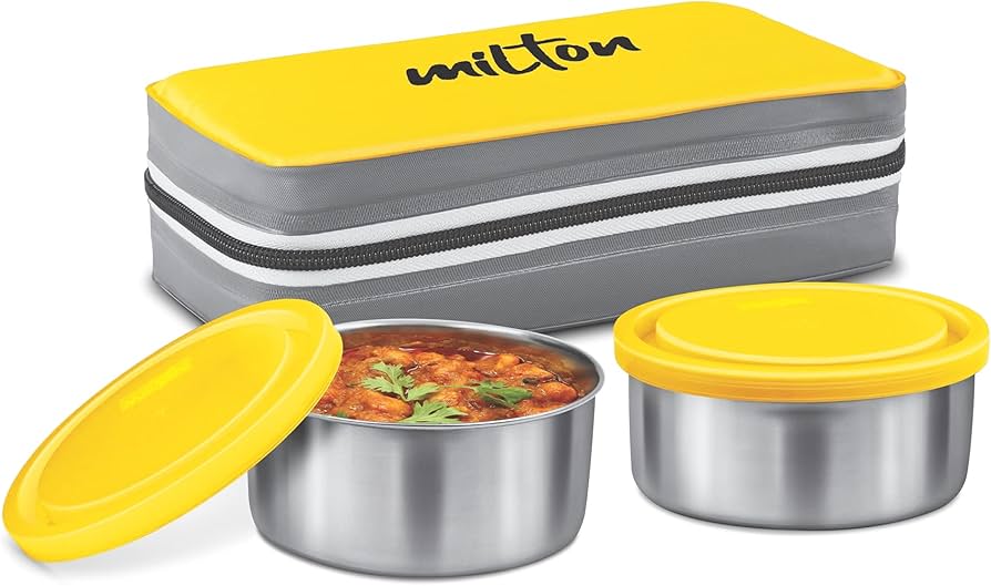 milton lunch box 2 containers