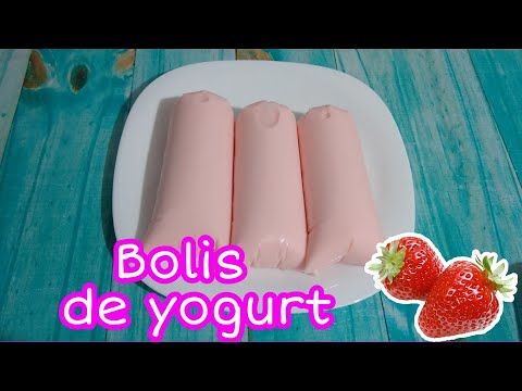 bolis de yogurt receta