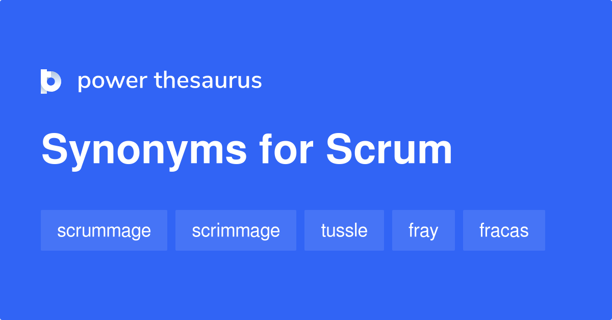 scrum thesaurus