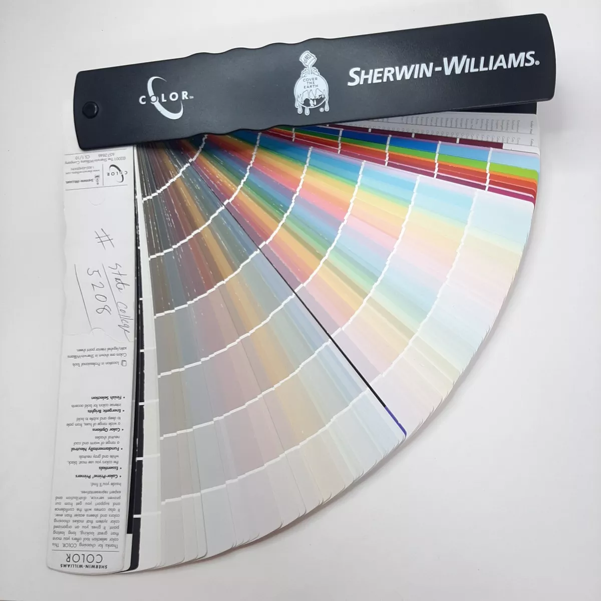 sherwin williams paint swatch book