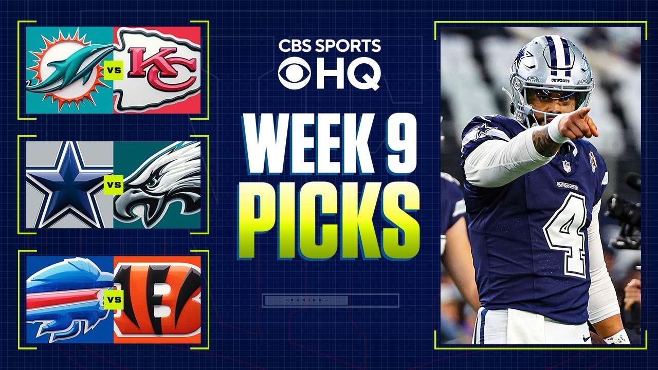 nfl week 9 cbs expert picks