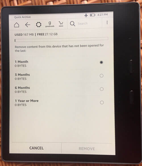 how do you delete books from a kindle paperwhite
