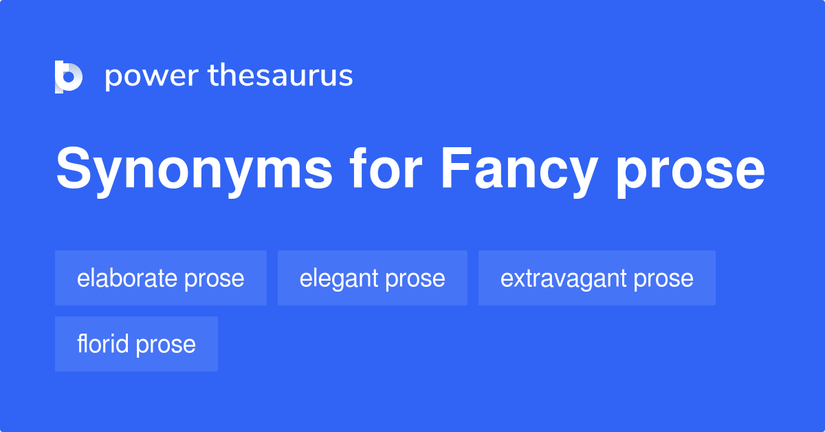 fancy synonym