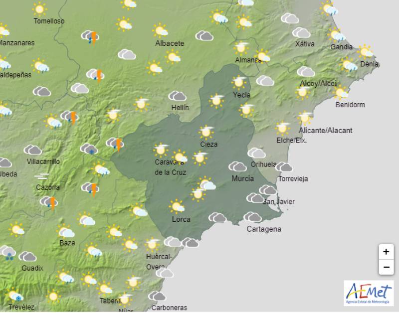 murcia 14 day forecast