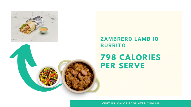 how many calories in a zambrero burrito