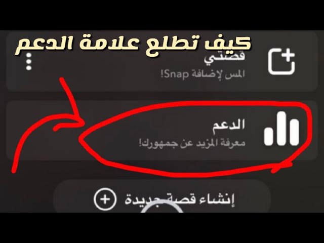 الدعم السناب شات