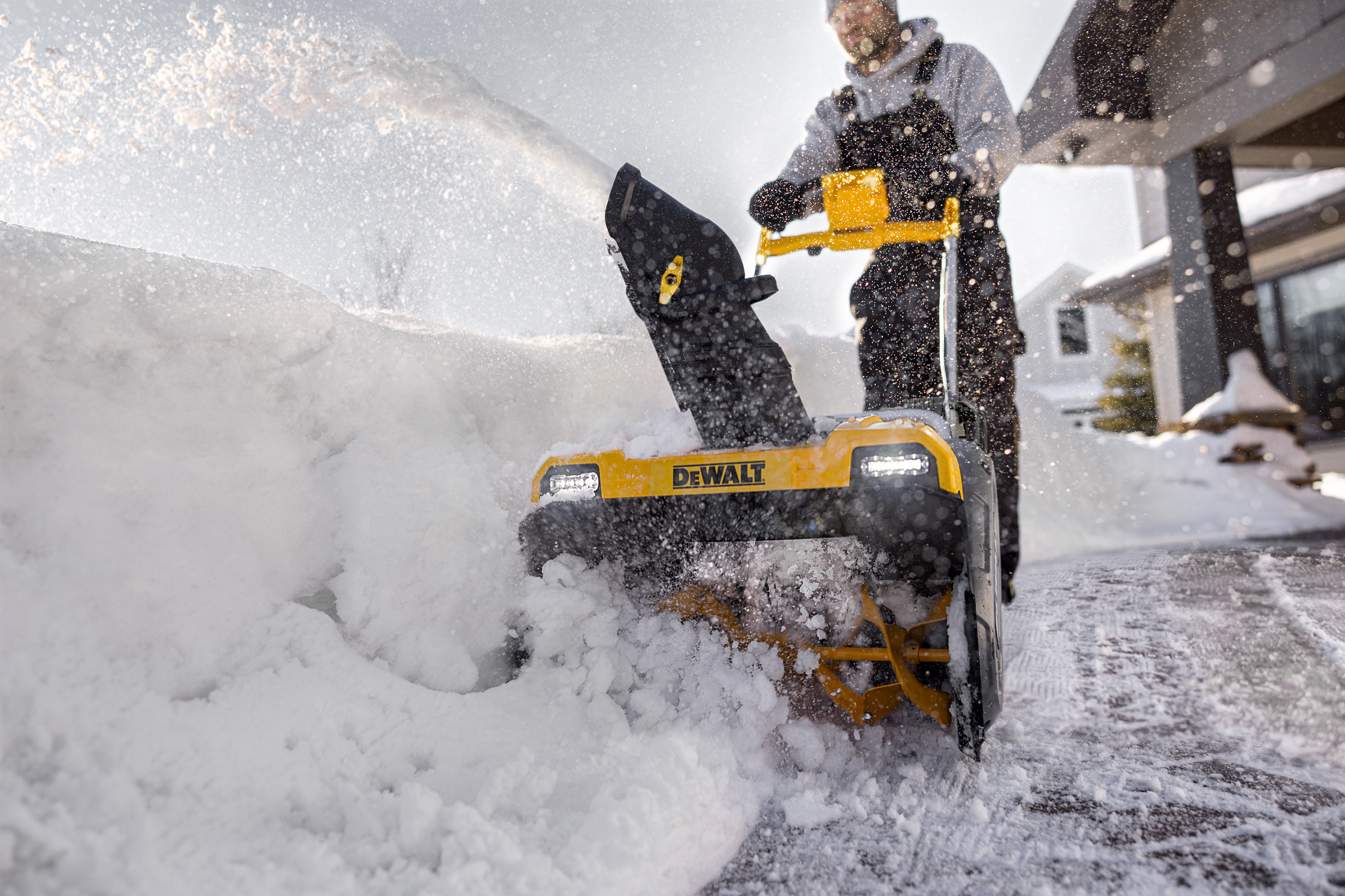 dewalt blower snow