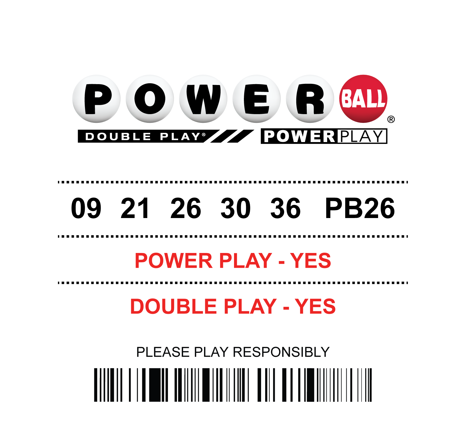 powerball winning numbers past