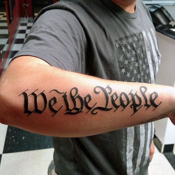 we the people tattoo