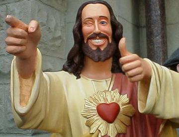 buddy christ meme