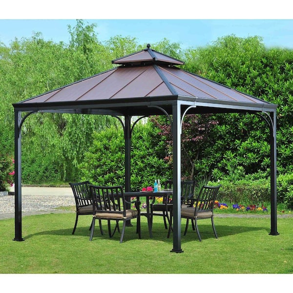 10x10 gazebo metal