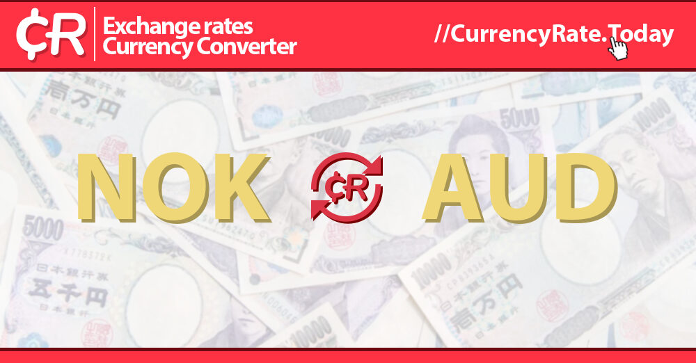 convert norwegian krone to australian dollars