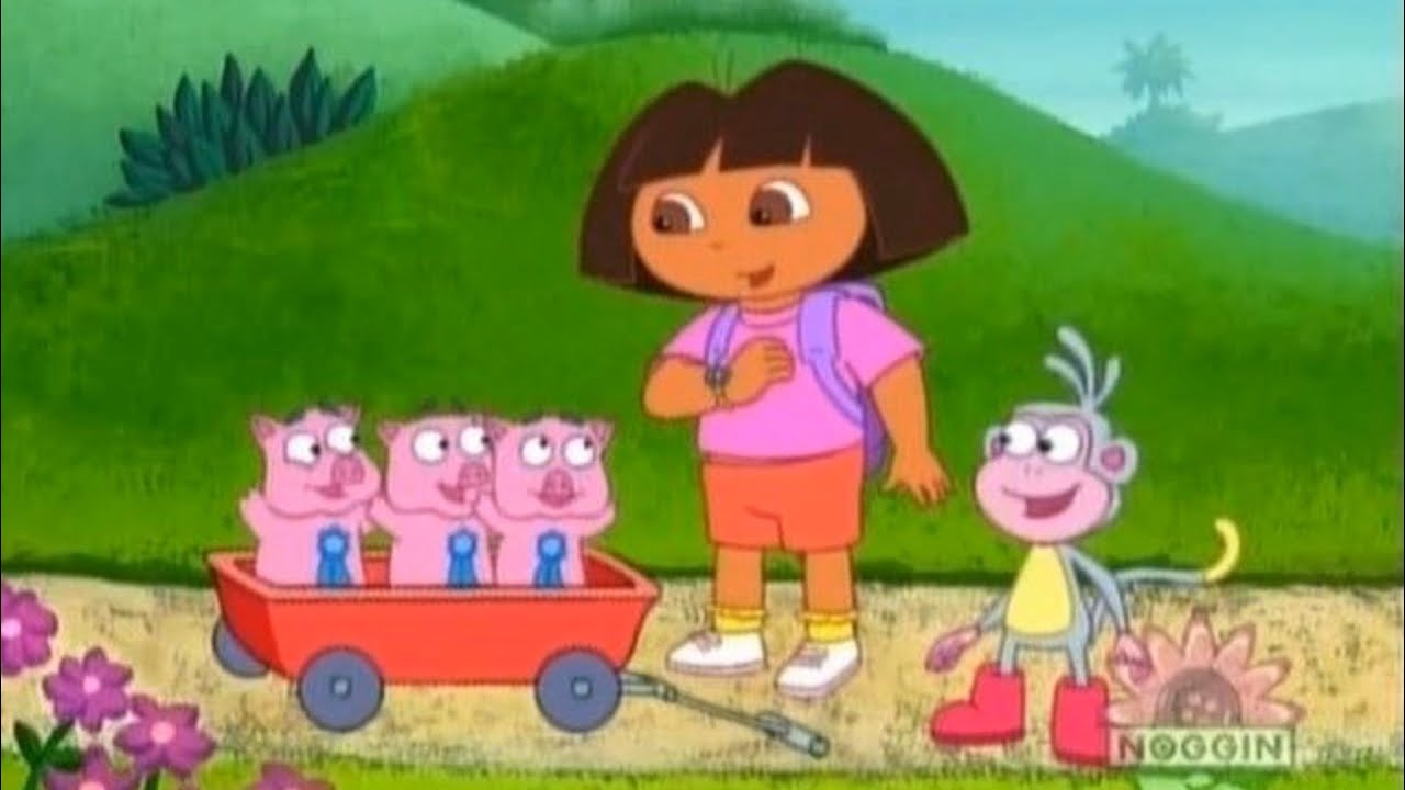 dora the explorer the three little pigs