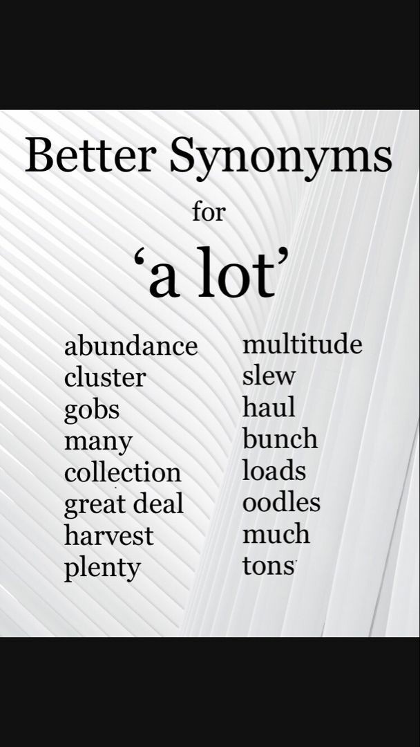 lot synonym