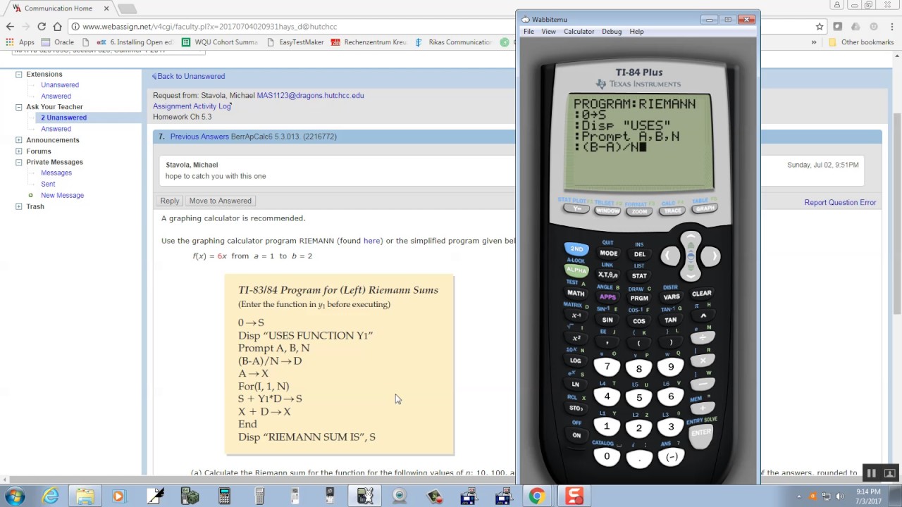 riemann sum calculator