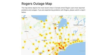 rogers outage map waterloo